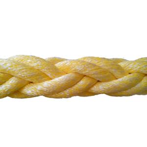 Buy cheap Yellow Eight Strand Mixed Rope PP Polyester Compounded 64mm 8