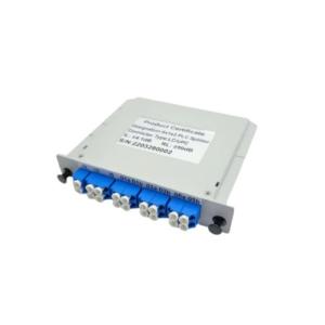 FTTH LGX Type 1x2/1x4/1x8 LC UPC SM 0.9mm Fiber Optic PLC Splitter with PP