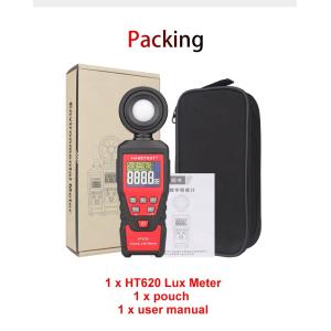 100000 Lux 2000000 Counters Digital Lux Meter , Lux Light Meter