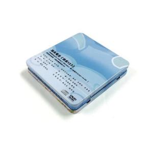 Buy cheap Rectangular CD tin case with hinged lid from wholesalers