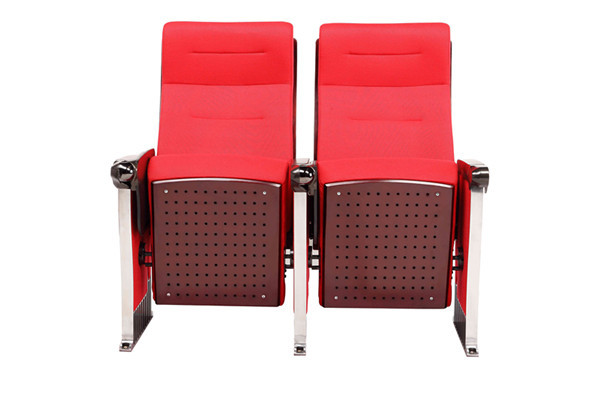 Quality Die-Casting Aluminum Alloy Foot Theatre Seating With ABS Table for sale