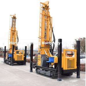 300m 400m 500m 600m Depth Crawler Mounted Water Well Drilling Rig Full Hydraulic