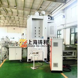Automatic 24KW Silver Plate Aluminium Food Container Making Machine 3800MM