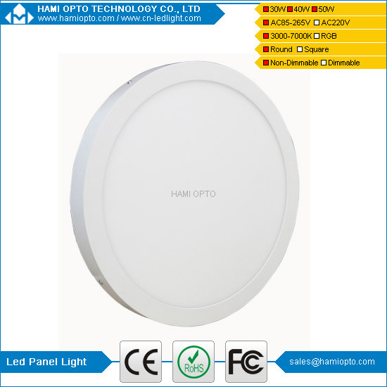 Buy cheap 40w CE& RoHS approval round surface mounted led panel light nice shape from wholesalers
