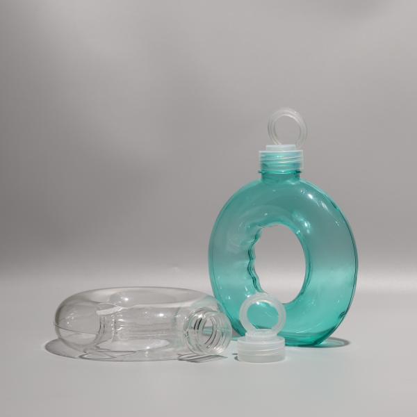 Quality Sustainable Transparent PET Plastic Bottles for Beverage Packaging for sale
