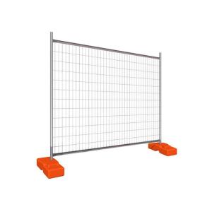Buy cheap HDG 2.4m Movable Fence Panels 60×150mm Mesh from wholesalers