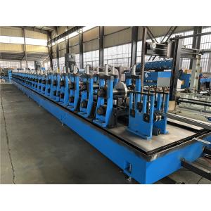 Strut Guide Rail Roll Forming Machine CR12MoV Material With Fly Saw Cutting