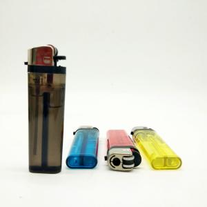 Customizable Disposable/Refillable Flint Plastic Lighter for Cigarette Smoking