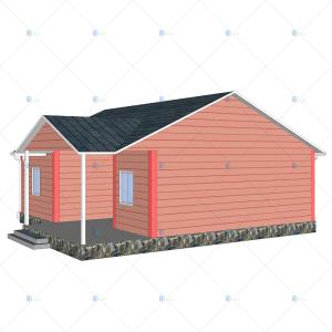 Buy cheap Heya-2B08-B China 2 room sandwich panel house materials cheap home in Kenya from wholesalers