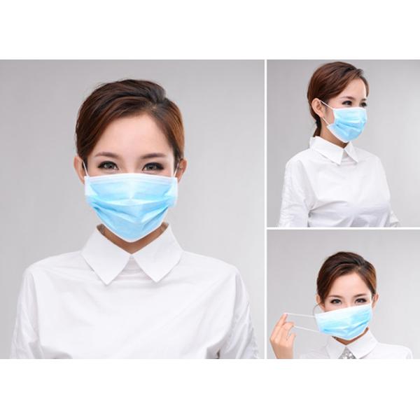 Non-woven Virus Protective Hypoallergenic Earloop 3 ply Face Mask