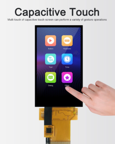 Buy cheap NT35510 Driver IC IPS TFT LCD Display 3.97 Inch with MCU 16bit Interface 16.7M Colors from wholesalers