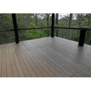 Buy cheap Dimensional Stability Plastic Decking Boards , Recyclable Wood Plastic Composite Decking from wholesalers