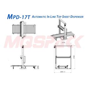 Buy cheap Pull Out Type 0.7Mpa Top Sheet Dispenser Automatic Pallet Stretch Wrapper from wholesalers