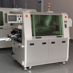 Buy cheap Automatic Wave Soldering Machine with 200mm PCB Size 2 Crests and 135KG Tin Furnace for SMT PCB Assembly from wholesalers