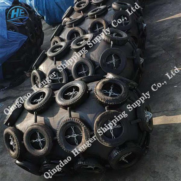 Quality STS Mooring 1.5*3.0m 0.05MPa Pneumatic Rubber Fender for sale