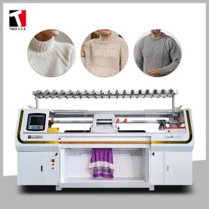 China 52'' 18G Sweater Automatic Flat Knitting Machine Three System on sale