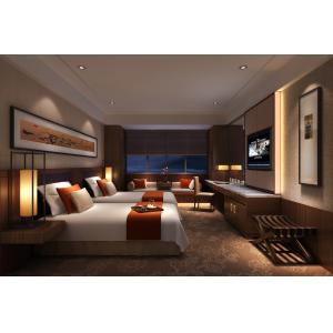 Buy cheap E1 Grade Hotel Guest Room Double Guest Bed With SGS Approval product