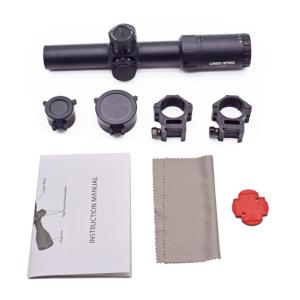 Buy cheap 30mm 4x24 100yds Illuminated Reticle Riflescope With Mount Ring from wholesalers