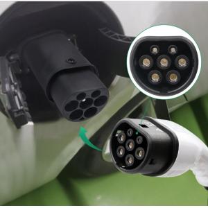 Buy cheap J1772 Ev Charging Connector Evse Adapter Type 2 To Type 1 Tesla Ev Car Charger Gb/T from wholesalers