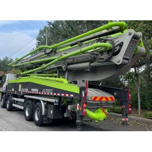 Buy cheap Used 2020 Zoomlion 56m concrete pump truck with a stable boom and faster extension and retraction. from wholesalers