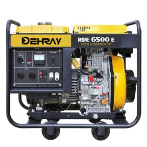 Buy cheap Open Frame 5KW Single phase Portable Silent Deisel Generators With AVR EPA Certification from wholesalers