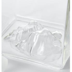 Buy cheap 500ml Clear Glass Whiskey Decanter Dispenser for Liquor Hot Stamping Surface Handling from wholesalers