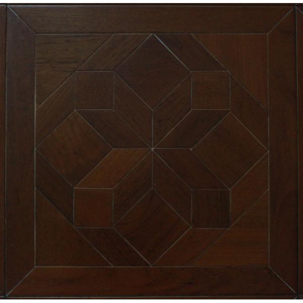 Burma Teak Engineered Parquet Flooring Panels Environmental Friendly
