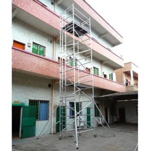 Folding Aluminium Scaffold Tower Ladder Frame Mobile Aluminum Scaffolding