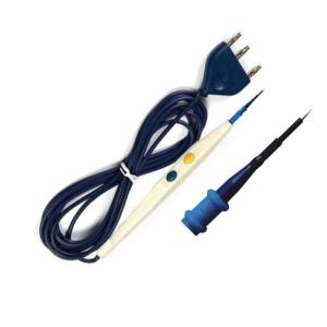 Buy cheap SFDA Disposable Electrosurgical Pencil Silver Tungsten Alloy Needle from wholesalers