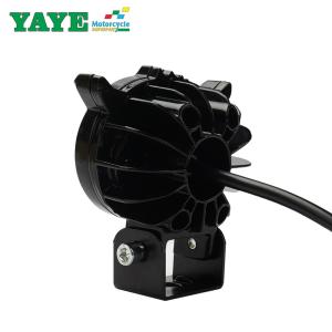 30000H Lifespan Motorcycle LED Headlights with 12-80V Voltage and Two-color Fog