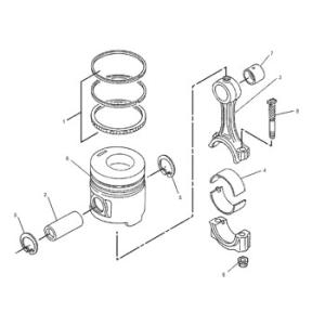 Buy cheap 160-6600 Engine 8N0822 Ring Group Piston Cylinder Liner 1606600 Piston Ring 8N-0822 from wholesalers
