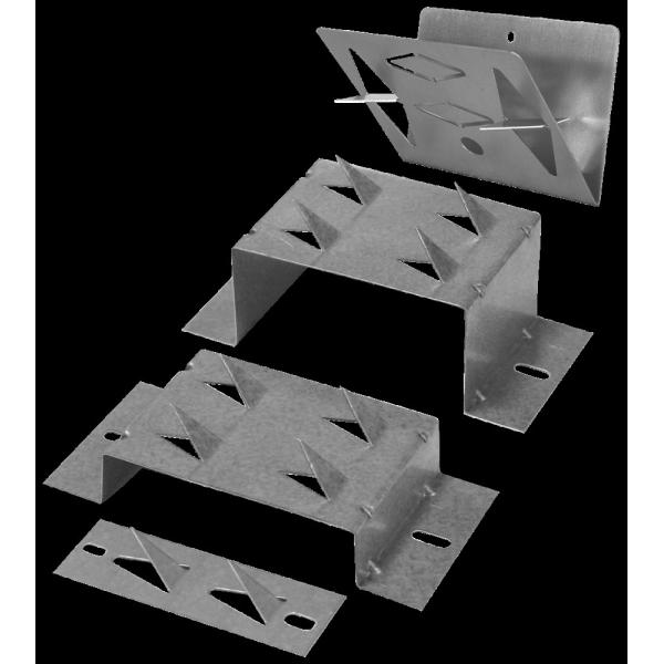 Quality Advanced Mould Technique Silver Impaling Clips for Soundproofing Acoustical Insulation for sale