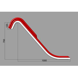 Customized PVC Tarpaulin Airtight Water Slide Inflatable Yacht Slide for yacht