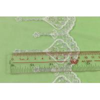 Buy cheap Multifeature Sequin Lace Trim , White Eyelet Trim OEKO TEK 100 Approved product