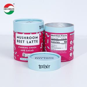 Custom Design Food Grade Tea Container Packaging Recyclable Material Luxury