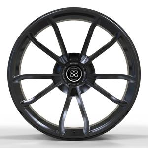 Buy cheap Porsche 991 Gt3 Custom Matt Gun Metal Center Lock Rims 20x9 and 20x12 from wholesalers