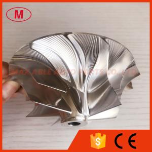 Buy cheap TD08H 49174-44301 64.00/89.97mm 7+7 blades turbo milling/Aluminum 2618/billet compressor wheel from wholesalers