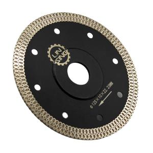 China 140 Teeths Silent Mesh Diamond Circular Saw Blade for Ceramic/Porcelain/Dekton Cutting on sale