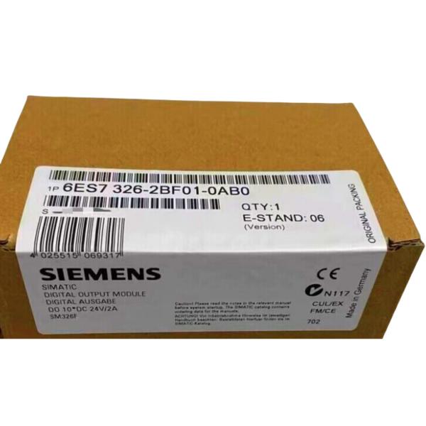 SIEMENS 6ES7326-2BF01-0AB0 SIMATIC S7, DIGITAL OUTPUT SM 326, 10 DO, 24 V DC, 2A