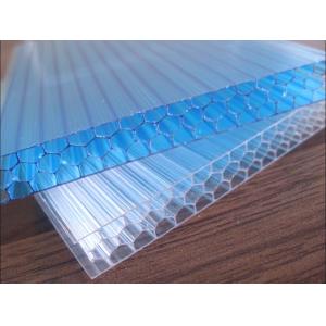 10mm Twinwall UV Blocked Greenhouse Transparent Polycarbonate Honeycomb Sheet