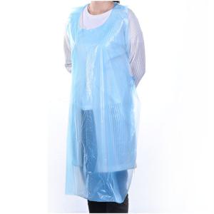 Disposable CPE Apron / Dental Apron Sleeveless With Superior Strength