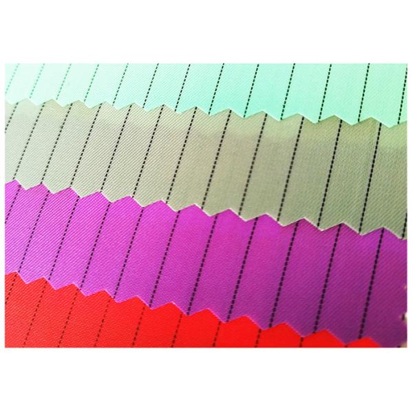 Quality 100% Polyester Vertical Stripe Anti-Static And Waterproof Oilproof For Garment for sale