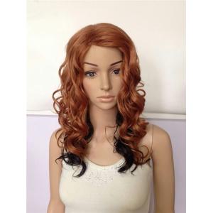 Buy cheap Loose Curly Long Synthetic Wigs Japanese Kanekalon Fiber Wigs from wholesalers