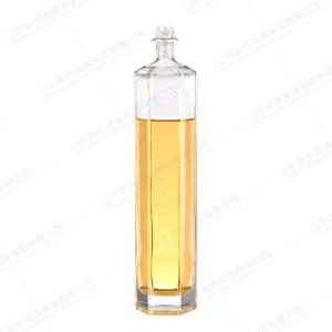 Glass Collar High Borosilicate Bottle for Liquor Whisky Gin Vodka Rum Tequila