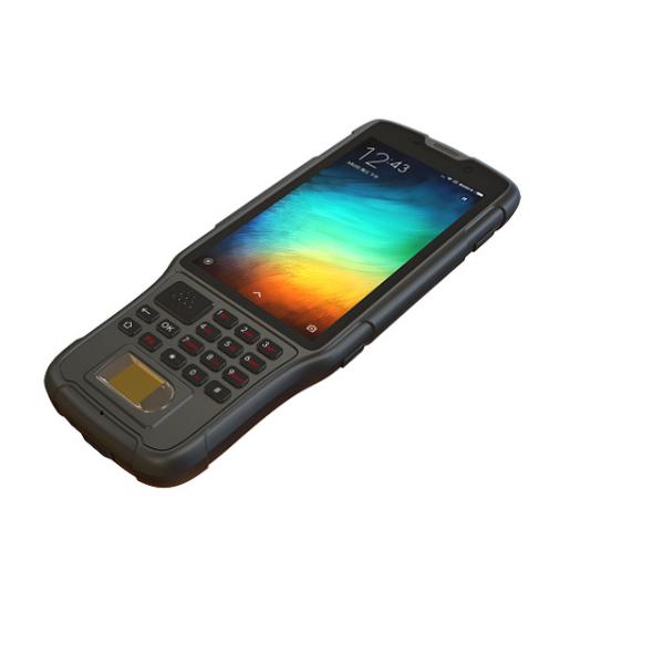 China Mobile Portable Biometric Fingerprint Scanner With QR Barcode Handheld Terminal on sale China Mobile Portable Biometric Fingerprint Scanner With QR Barcode Handheld Terminal on sale