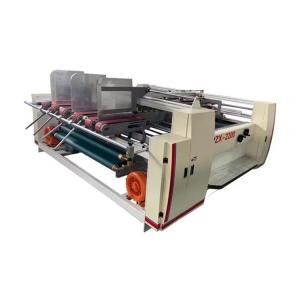 Easy to Operate Semi Automatic Two Pieces Folder Gluer Machine for Cardboard