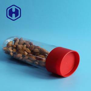 1236ml PET Can Oval Long Big Canning Transparent Nuts Custom Stackable Plastic