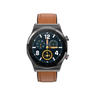 Long Standby 160X128 Business Movement Smartwatch , Leather Strap 1.3 Inch Smart