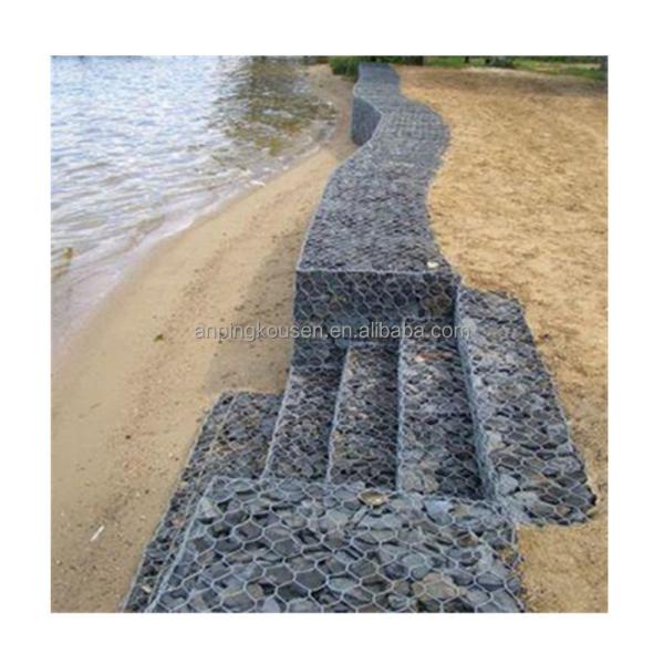 Buy cheap Galvanized Hexagonal Gabion Baskets with Bending Service and 60x80mm Aperture from wholesalers