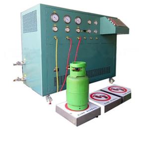 Buy cheap refrigerant ISO tank split charging machine R134a R410a filling machine R404a cylinder refilling system from wholesalers